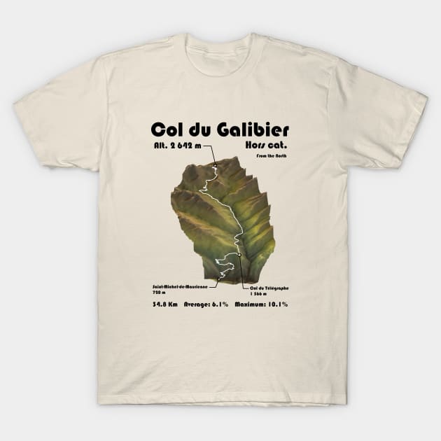 Col du Galibier T-Shirt by CTinyFactory